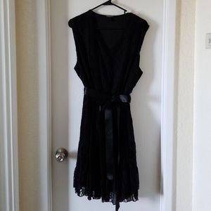 Black Lace overlay dress